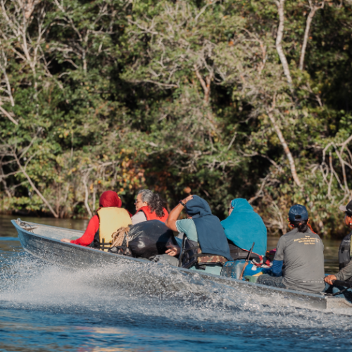 Imagem: Pe. Renan Dantas - O Rio Doze de Outubro um curso d'água localizado no município de Juína (MT)